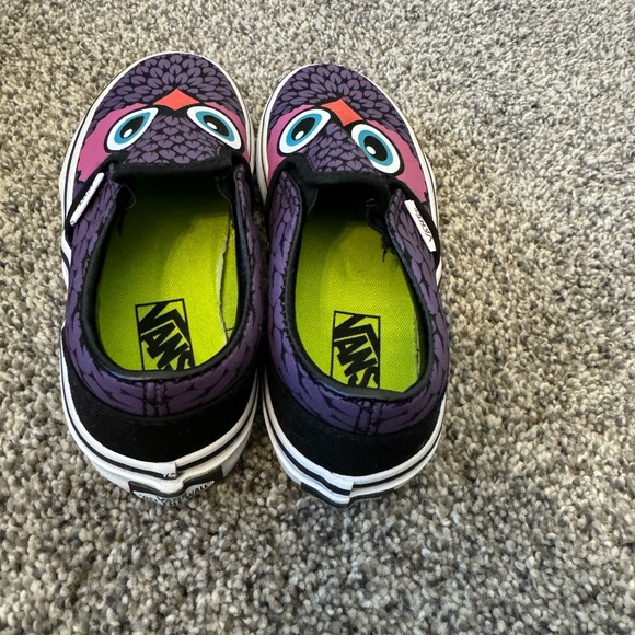 Vans Kids Slip On 10.5 Owls - Picture 2 of 9